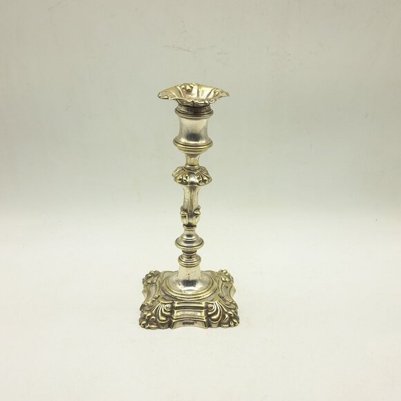 Victorian Candlestick Holder By Samuel Evans & Sons - Picture 1 of 11
